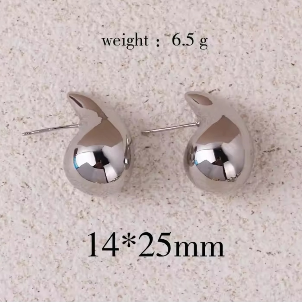 Silver Drop Earrings